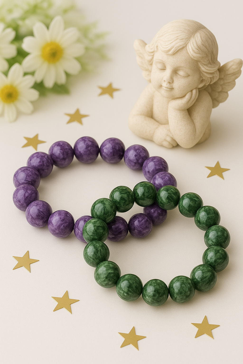 💫✨ Angelic Ascension Combo – Seraphinite + Charoite (11/11 Portal Activated) ✨💫