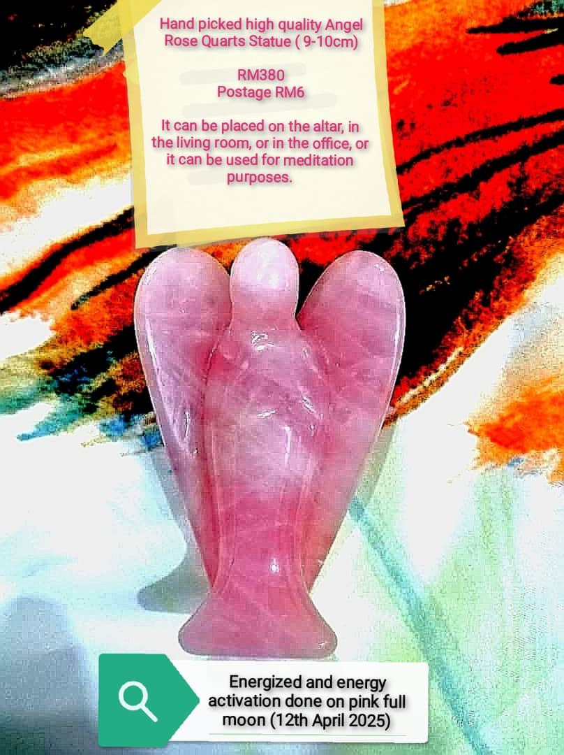 Rose Quartz Angel ✨ Moon-Charged & Angel-Bound for Divine Love