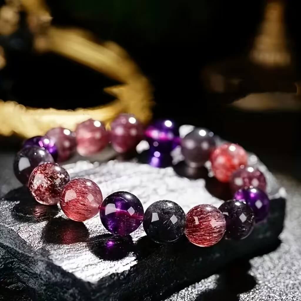 🌟✨ 11/11 Divine Portal Special Invoked & Blessed Ritual Items ( AAA High-Grade Super Seven )Bracelet  ✨🌟