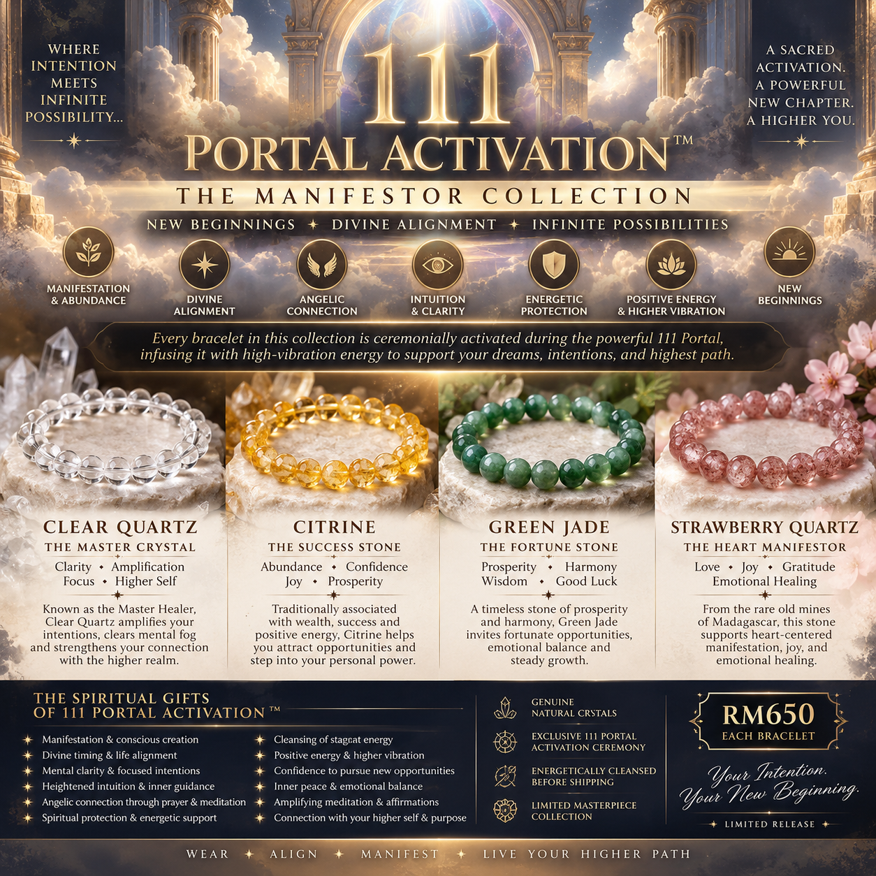 ✨ 111 PORTAL ACTIVATION – THE MANIFESTOR COLLECTION